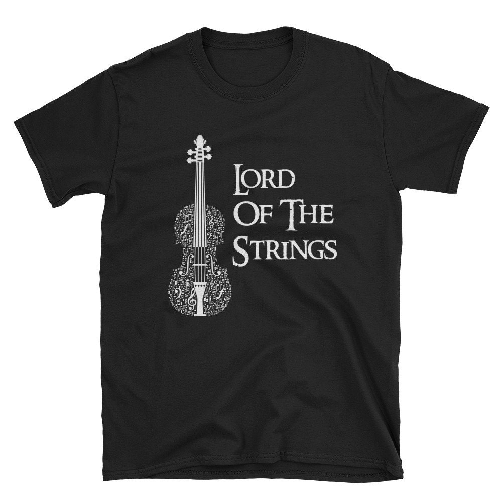 Lord Of The Strings Kurzarm Unisex T-Shirt von ReflektCo