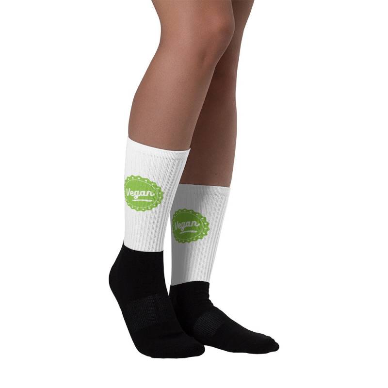 Socken Mit Veganer Logo von ReflektCo