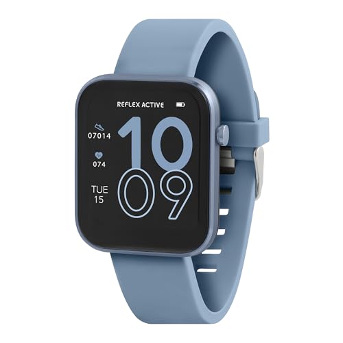 Reflex Active Series 12 Blue Fitness Tracking Smart Watch RA12-2153, Denim, Modern Reflex Active Series 12 Blue Fitness Tracking Smart Watch RA12-2153, Denim, Modern von Reflex Active