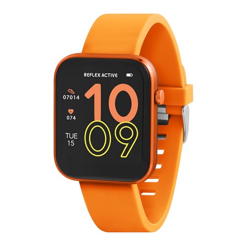 Reflex Active Series 12 Orange Strap Fitness Tracking Smart Watch, Orange, Modern Reflex Active Series 12 Orange Strap Fitness Tracking Smart Watch, Orange, Modern von Reflex Active