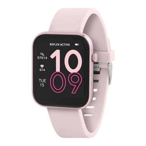 Reflex Active Damen Series 12 Blassrosa Armband Fitness Tracking Smartwatch, blassrosa, Modern Reflex Active Damen Series 12 Blassrosa Armband Fitness Tracking Smartwatch, blassrosa, Modern von Reflex Active