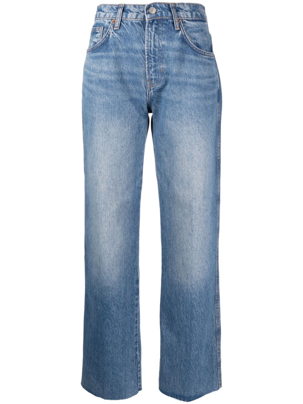 Reformation Val 90s Straight-Leg-Jeans - Blau von Reformation