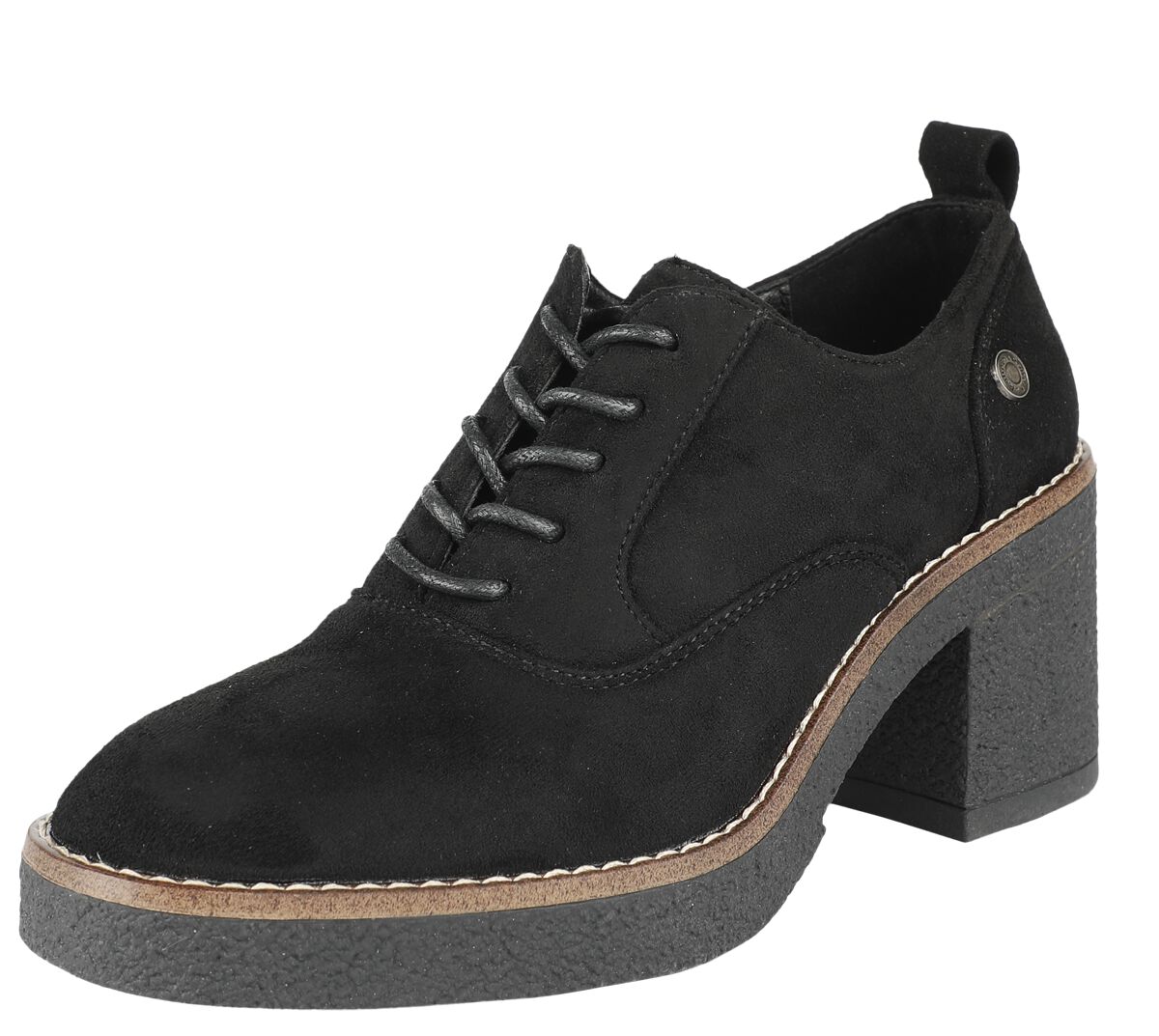 Refresh - Gothic Halbschuh - EU36 bis EU40 - für Damen - Größe EU36 - schwarz von Refresh