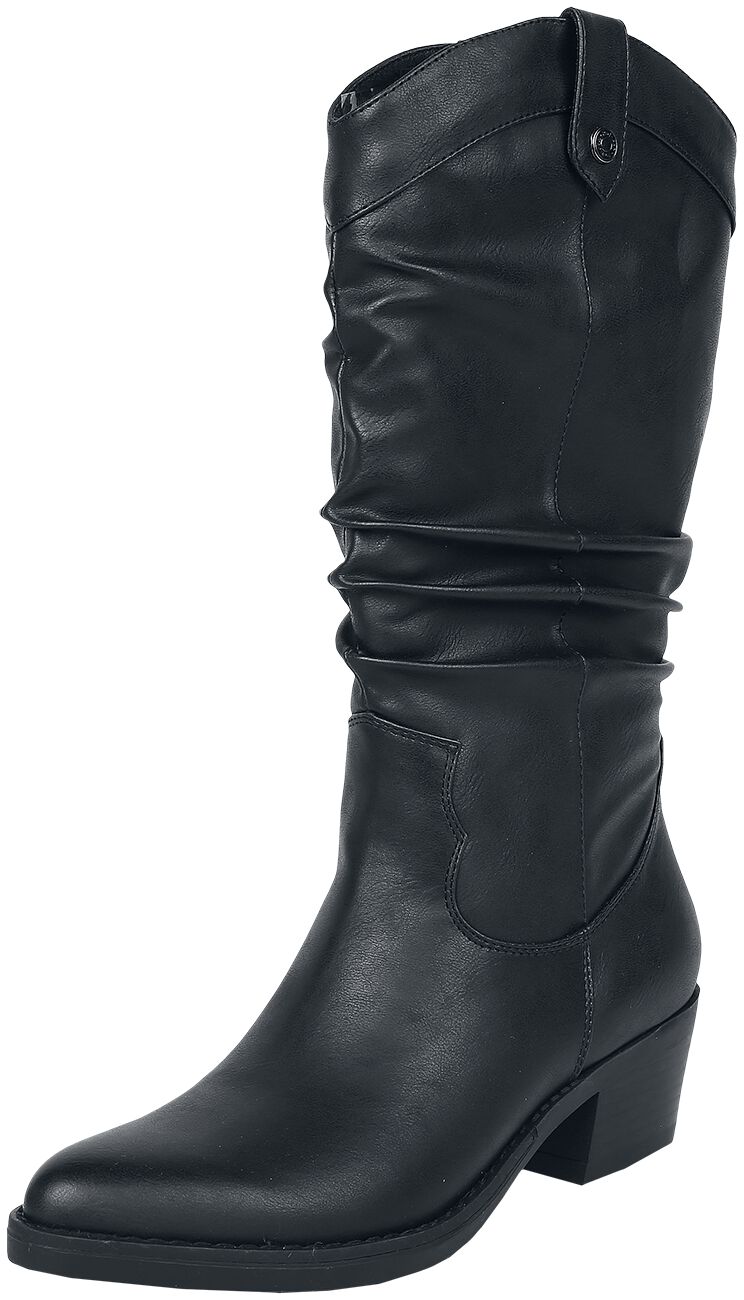 Refresh - Gothic Stiefel - EU36 bis EU40 - für Damen - Größe EU37 - schwarz von Refresh