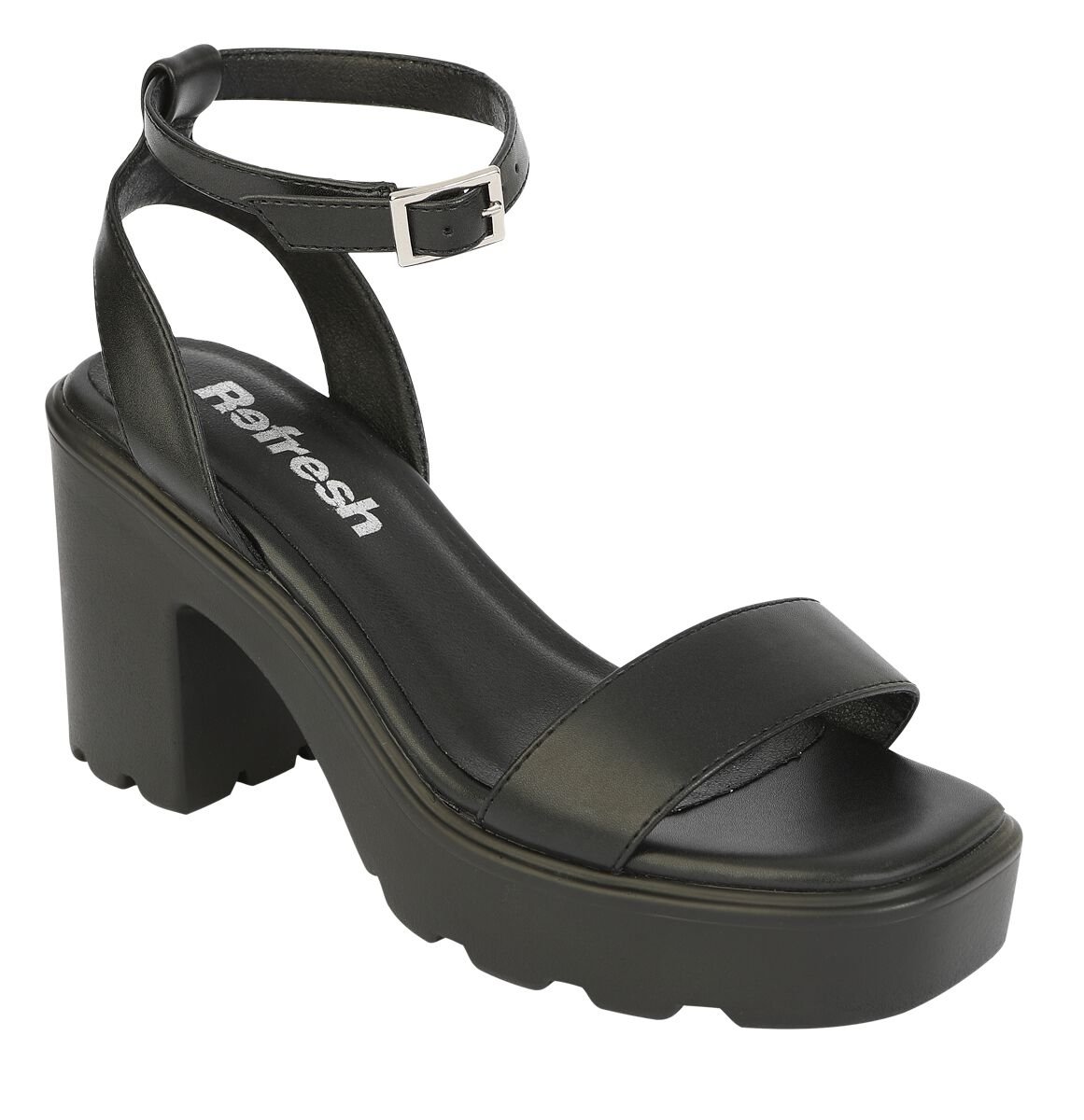 Refresh - Rockabilly High Heel - EU36 bis EU41 - für Damen - Größe EU36 - schwarz von Refresh