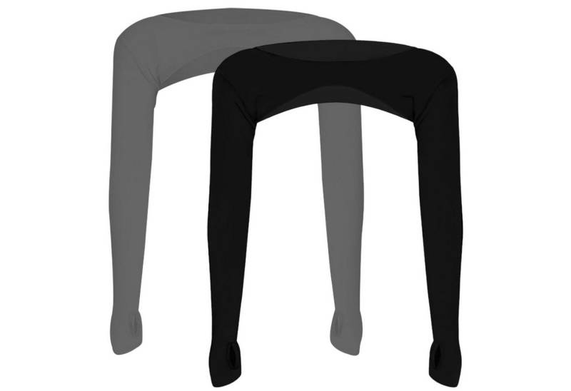 Refttenw Armstulpen Sommer Armlinge Radsport Herren Damen UV-schutz Fingerlöchern 2-St Kurze Sonnenschutzoberteile von Refttenw