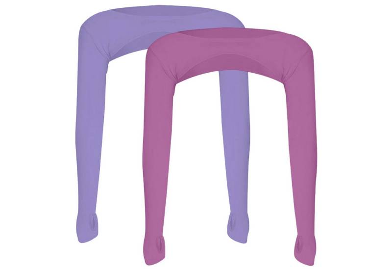 Refttenw Armstulpen Sommer Armlinge Radsport Herren Damen UV-schutz Fingerlöchern 2-St Kurze Sonnenschutzoberteile von Refttenw