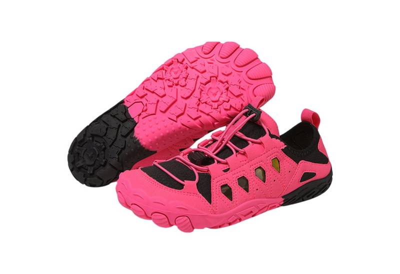 Refttenw Barfußschuhe Herren Damen Strandschuhe Atmungsaktiv Rutschfest Leicht Wasserschuh Schnell trocknende Wasserschuhe mit großer Lochdrainage von Refttenw