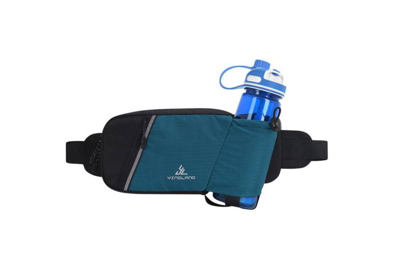 Refttenw Bauchtasche Sport-Hüfttasche,Bergsteigen Wasserflasche Hüfttasche,reflektierend, Bietet Platz für eine Wasserflasche mit einem Durchmesser von 8 cm von Refttenw