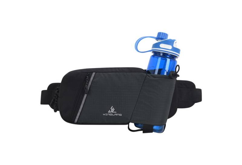 Refttenw Bauchtasche Sport-Hüfttasche,Bergsteigen Wasserflasche Hüfttasche,reflektierend, Bietet Platz für eine Wasserflasche mit einem Durchmesser von 8 cm von Refttenw
