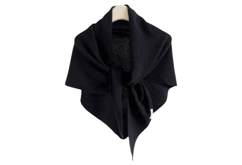 Refttenw Dreieckstuch 100% Wolle Damen Dreiecksschal, Warm Weich Unifarben Schal 72×166cm von Refttenw