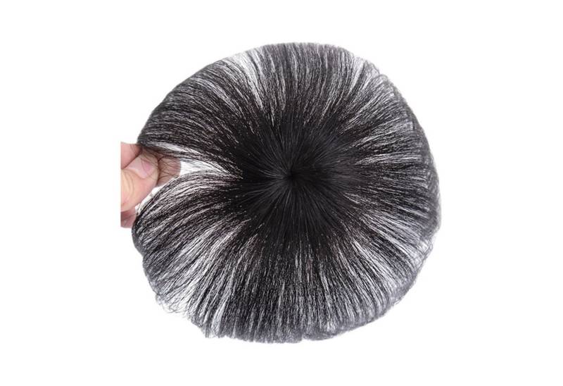 Refttenw Kunsthaarperücke Kopfperücke, einteiliges Echthaar,Haarersatz, Damenperücke von Refttenw