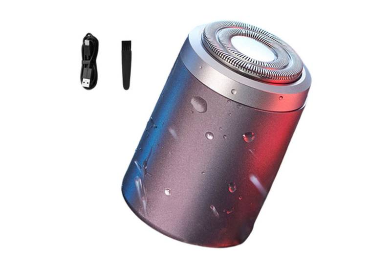 Refttenw Elektrorasierer Herren Tragbarer Multifunktionaler Wasserdichter Mini Elektrorasierer, Elektrorasierer & Reinigungsbürste von Refttenw