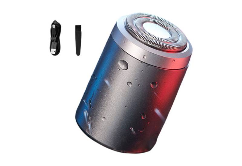 Refttenw Elektrorasierer Herren Tragbarer Multifunktionaler Wasserdichter Mini Elektrorasierer, Elektrorasierer & Reinigungsbürste von Refttenw