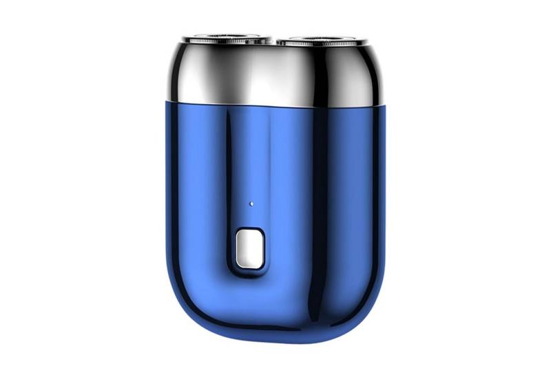 Refttenw Elektrorasierer Rasierer Herren Elektrisch Mini Rasierapparat Tragbarer, IPX6 wasserdichter, Doppelkopf, magnetischer Scherkopf, 7500 U/min von Refttenw