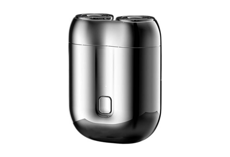 Refttenw Elektrorasierer Rasierer Herren Elektrisch Mini Rasierapparat Tragbarer, IPX6 wasserdichter, Doppelkopf, magnetischer Scherkopf, 7500 U/min von Refttenw