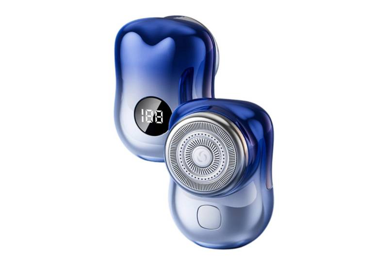 Refttenw Elektrorasierer Tragbarer Mini Rasierer Herren Elektrisch, mit LED Leistungsanzeige, USB Wiederaufladbar, Nass und Trockenrasierer von Refttenw