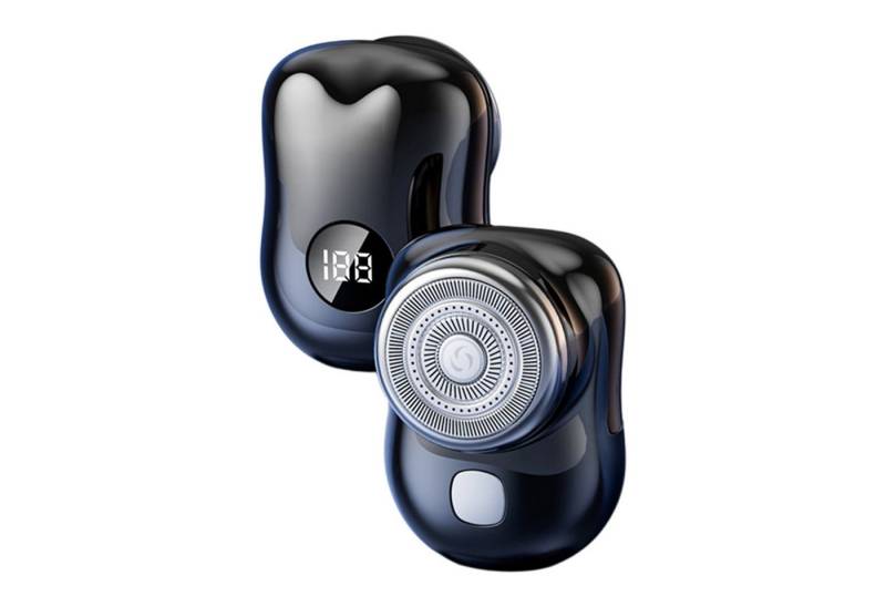 Refttenw Elektrorasierer Tragbarer Mini Rasierer Herren Elektrisch, mit LED Leistungsanzeige, USB Wiederaufladbar, Nass und Trockenrasierer von Refttenw