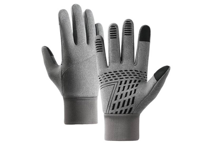 Refttenw Fahrradhandschuhe Wasserabweisend Winter Touchscreen Thermo-Handschuhe Warm Plüsch Fahrradhandschuh von Refttenw