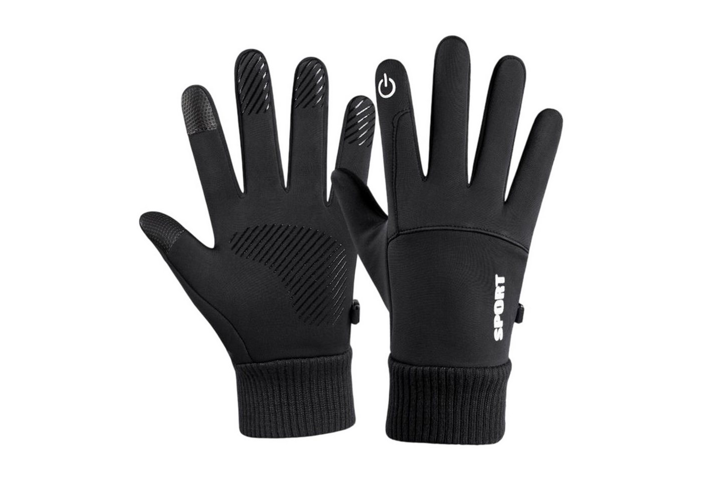 Refttenw Fahrradhandschuhe Herren Handschuhe Damen - Wasserabweisend, Warme & Touchscreen Laufhandschuhe - Winddichte & Rutschfest von Refttenw