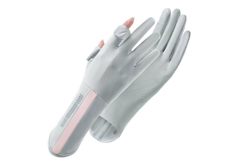 Refttenw Fahrradhandschuhe Rutschfeste UV-Schutz-Handschuhe für Damen,Atmungsaktiv und leicht Clamshell-Touchscreen von Refttenw