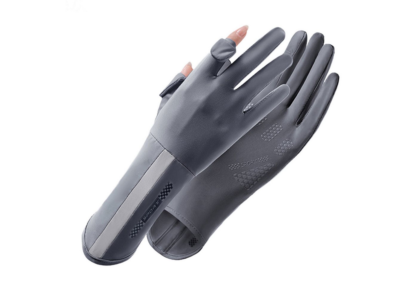 Refttenw Fahrradhandschuhe Rutschfeste UV-Schutz-Handschuhe für Damen,Atmungsaktiv und leicht Clamshell-Touchscreen von Refttenw