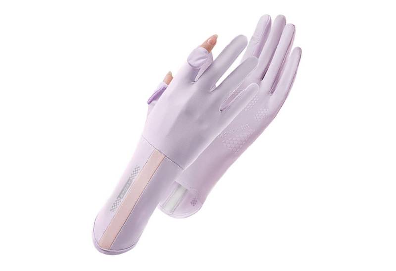 Refttenw Fahrradhandschuhe Rutschfeste UV-Schutz-Handschuhe für Damen,Atmungsaktiv und leicht Clamshell-Touchscreen von Refttenw