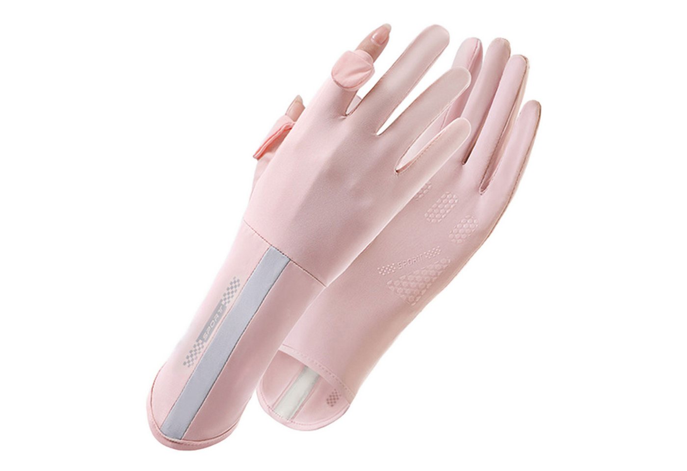 Refttenw Fahrradhandschuhe Rutschfeste UV-Schutz-Handschuhe für Damen,Atmungsaktiv und leicht Clamshell-Touchscreen von Refttenw