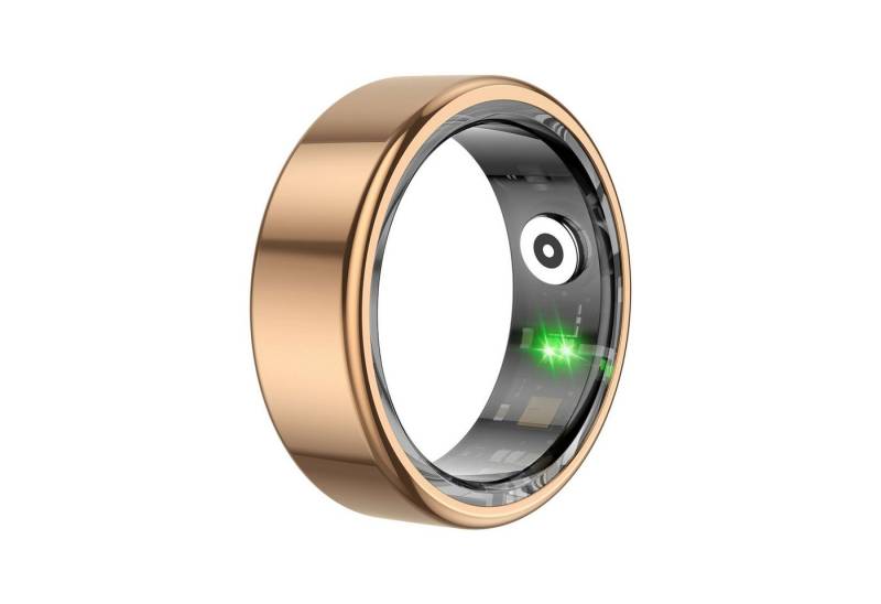Refttenw Fingerring Smart Ring für Herren und Damen Edelstahl Gesundheits Tracker Ring, Schlaftracker, Fitness- und Wellness-Tracker, für iOS&Android von Refttenw