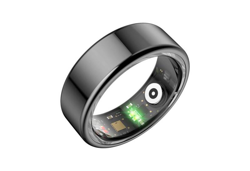 Refttenw Fingerring Smart Ring für Herren und Damen Edelstahl Gesundheits Tracker Ring, Schlaftracker, Fitness- und Wellness-Tracker, für iOS&Android von Refttenw