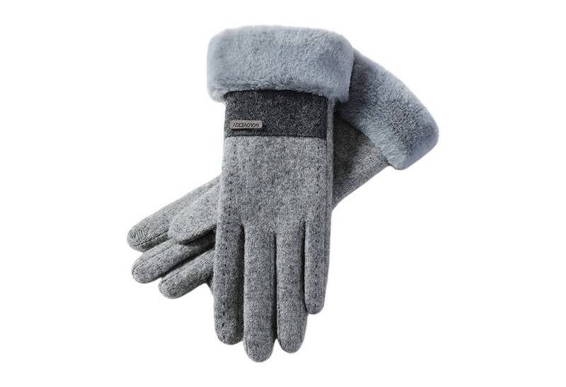 Refttenw Fleecehandschuhe Damen Touchscreen Winterhandschuhe,Warme Handschuhe,Fleecegefüttert von Refttenw