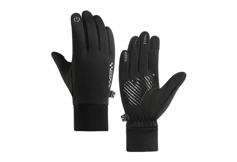 Refttenw Fleecehandschuhe Kinder Winterhandschuhe Outdoor Fahrradhandschuhe Thermo Fleece Touch-Screen, Rutschfeste und Winddichte von Refttenw