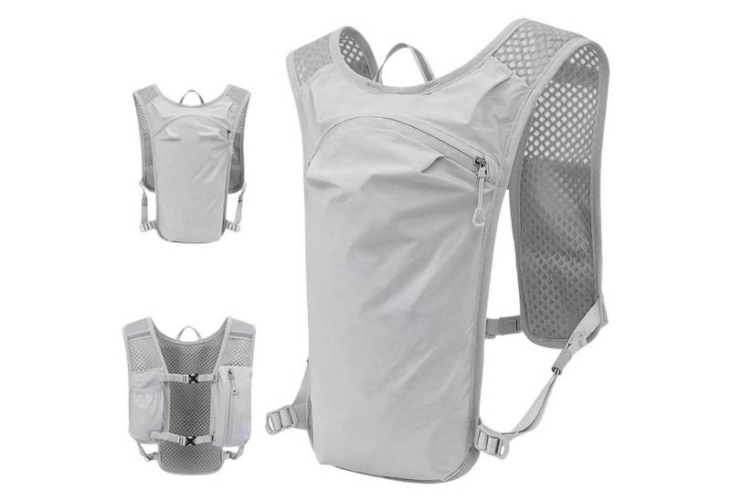 Refttenw Funktionsweste Verstellbare Brustgurte,Laufweste für Frauen Männer,Atmungsaktiv von Refttenw