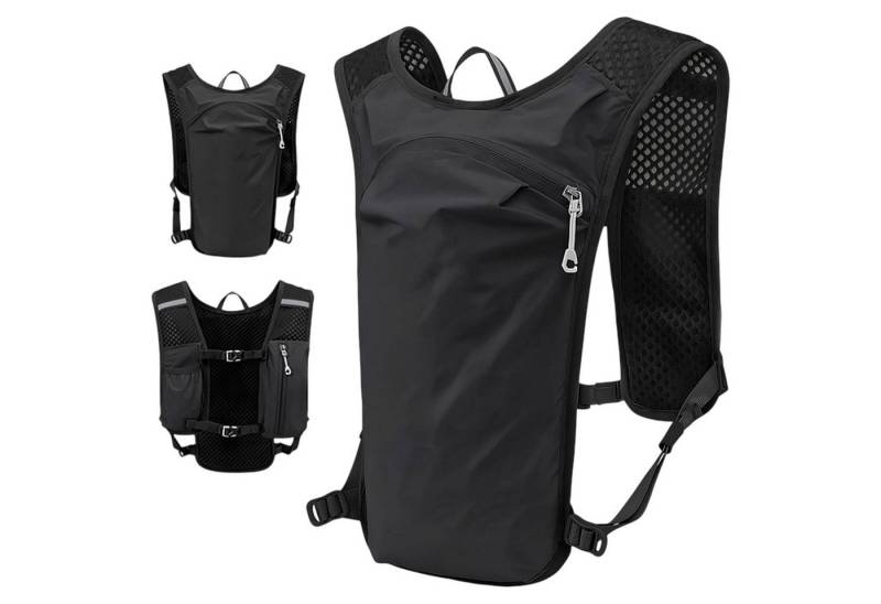 Refttenw Funktionsweste Verstellbare Brustgurte,Laufweste für Frauen Männer,Atmungsaktiv von Refttenw