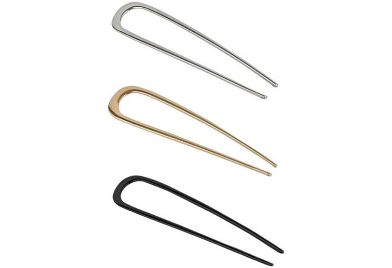 Refttenw Haarnadeln Damen U-förmige Haarnadeln,Haarspange,Haarnadeln für Dutts,3 Stück, set von Refttenw