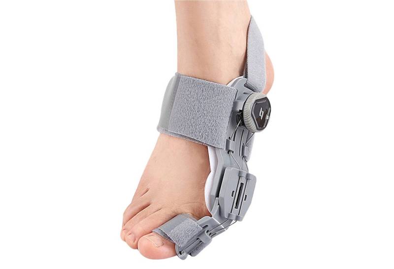 Refttenw Hallux-Bandage Ballenzehen-Korrektor für Großzehen, Verstellbare Zehenglätter, Ballenzehen-Schiene mit Knopf von Refttenw