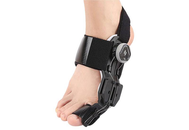 Refttenw Hallux-Bandage Ballenzehen-Korrektor für Großzehen, Verstellbare Zehenglätter, Ballenzehen-Schiene mit Knopf von Refttenw