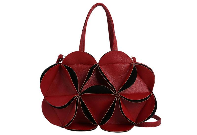 Refttenw Handtasche Dreidimensionale Blumentasche,Modische Damen-Umhängetasche von Refttenw