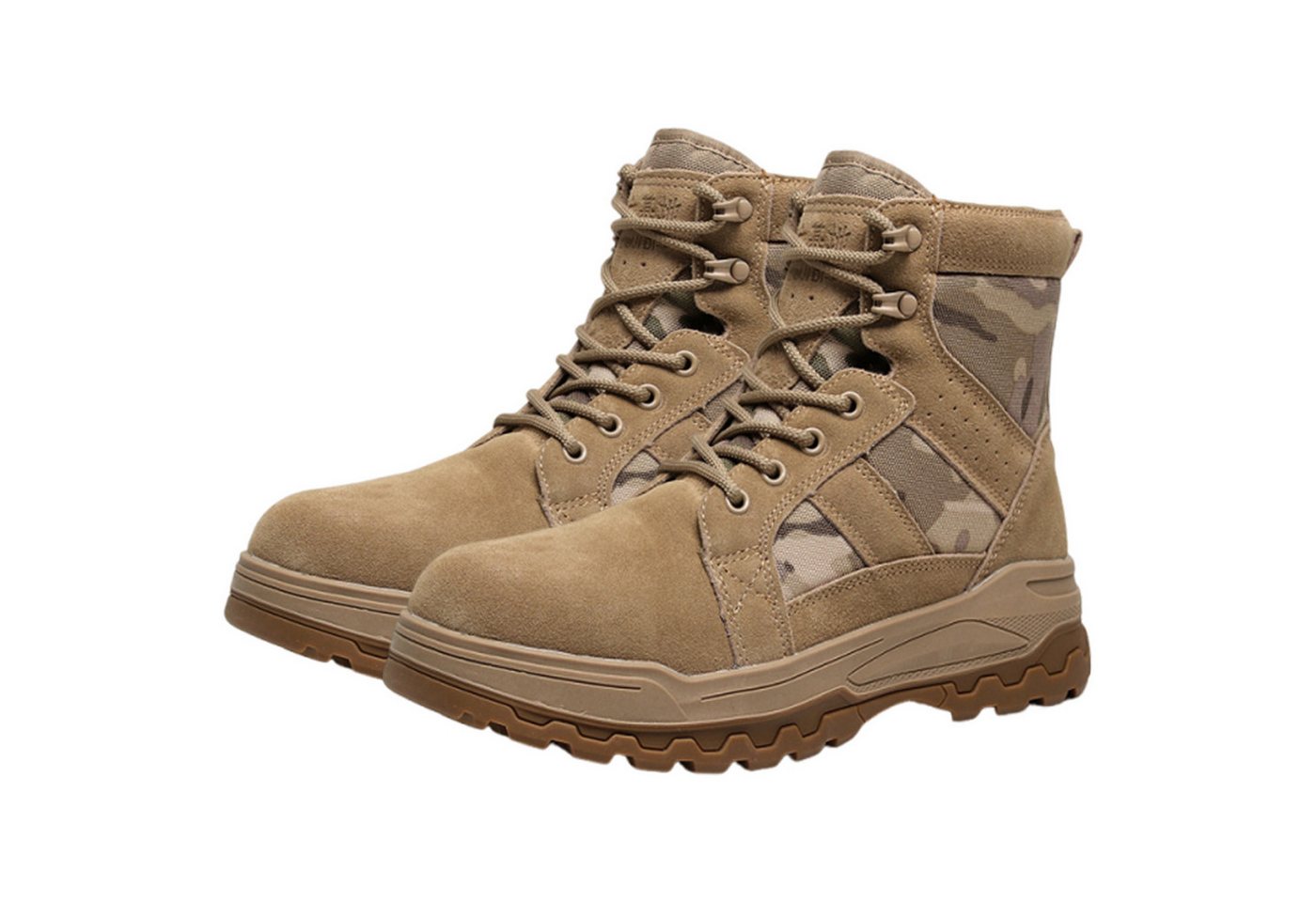 Refttenw Herren Schneestiefel,Tarnung Winterschuhe,Warm Gefüttert Schneestiefel Winterstiefel von Refttenw