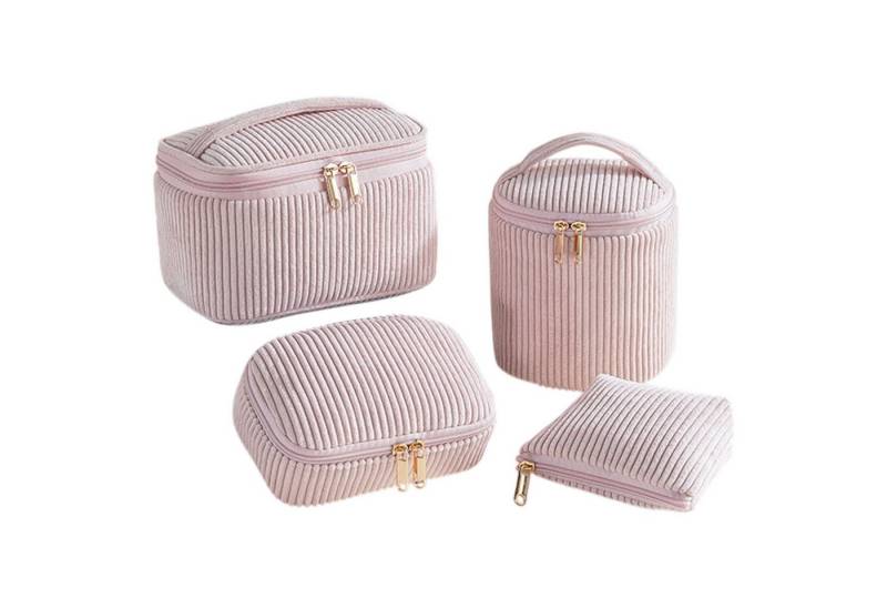 Refttenw Kosmetiktasche Kosmetik organizer,Kulturtasche Damen,Kosmetiktasche Reise,4 Stück von Refttenw