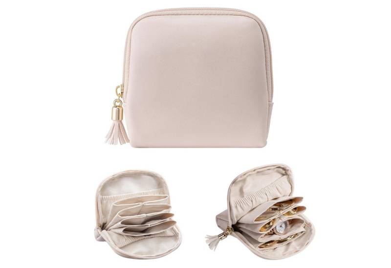 Refttenw Kosmetiktasche Schmuckaufbewahrungstasche,Mini-Geldbörse,Kosmetiktasche mit Quaste von Refttenw