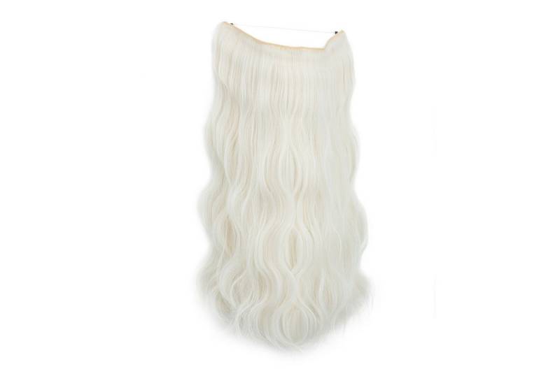 Refttenw Kunsthaar-Extension Clip in Extensions Gewellt Haarverlängerung Einteiler mit 3 Clips von Refttenw