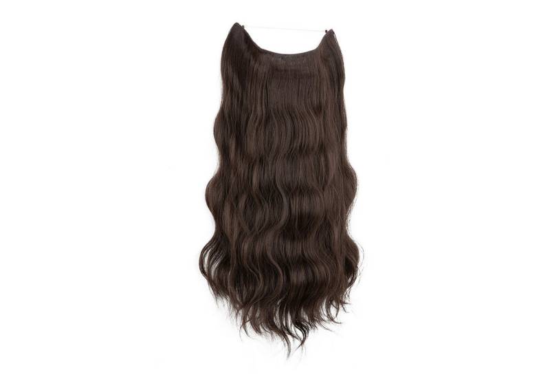 Refttenw Kunsthaar-Extension Clip in Extensions Gewellt Haarverlängerung Einteiler mit 3 Clips von Refttenw