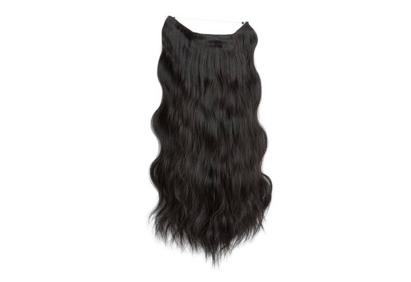 Refttenw Kunsthaar-Extension Clip in Extensions Gewellt Haarverlängerung Einteiler mit 3 Clips von Refttenw