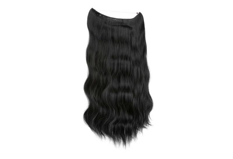 Refttenw Kunsthaar-Extension Clip in Extensions Gewellt Haarverlängerung Einteiler mit 3 Clips von Refttenw