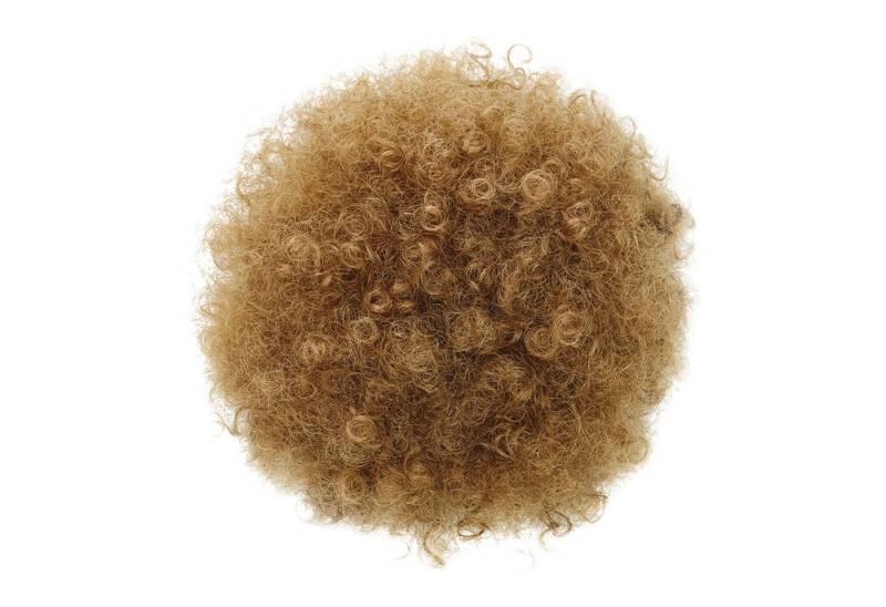 Refttenw Kunsthaarperücke Puff Hair Bun Kurzes Lockige Haar mit Kordelzug, Synthetische Chignon Haar Bun mit Clips von Refttenw