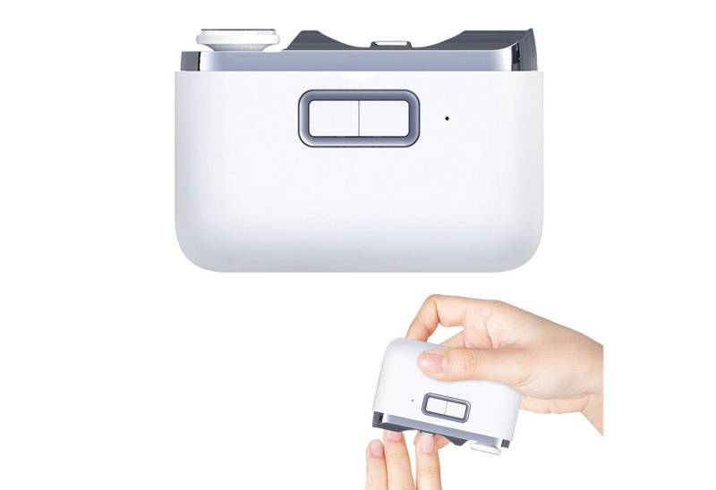 Refttenw Nagelknipser Elektrischer Nagelknipser Baby-Nagelfeile 2-Gang mit LED-Licht von Refttenw