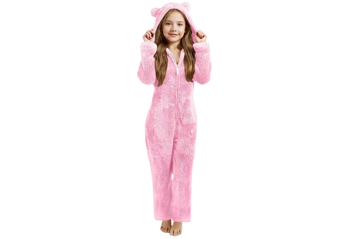 Refttenw Pyjama Damen Winter Einteiler Pyjama,Warm Plüsch Schlafanzug,Schlafoverall Refttenw Pyjama Damen Winter Einteiler Pyjama,Warm Plüsch Schlafanzug,Schlafoverall von Refttenw