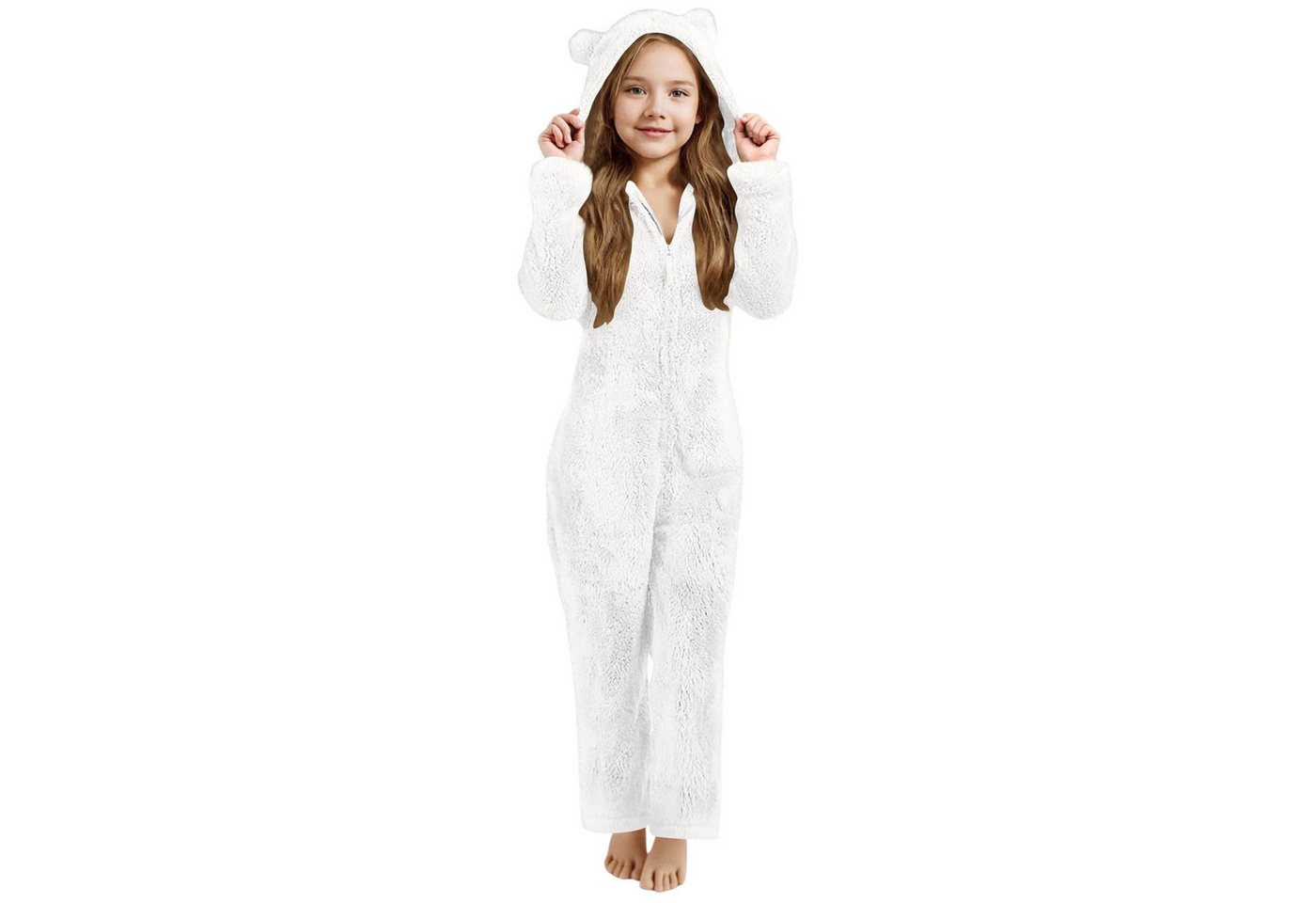 Refttenw Pyjama Damen Winter Einteiler Pyjama,Warm Plüsch Schlafanzug,Schlafoverall Refttenw Pyjama Damen Winter Einteiler Pyjama,Warm Plüsch Schlafanzug,Schlafoverall von Refttenw