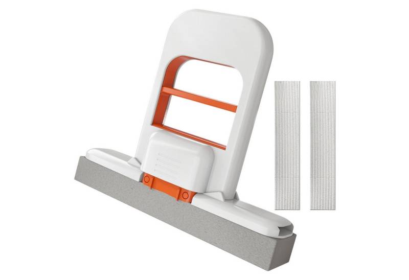 Refttenw Reinigungsschwamm Faltbarer Tischschwammmopp,Reinigungsbürste,mit Ersatz-Baumwollköpfen von Refttenw